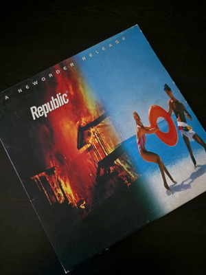 New Order Republic LP μεταχειρισμένο, ελληνικό πρεσάρισμα, ηλεκτρονικό