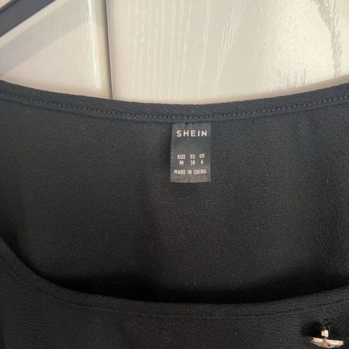 SHEIN women's blouse size M, like new, black
