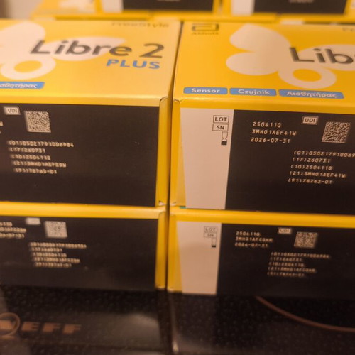 Abbott Libre2 PLUS glucose sensors 15-day new