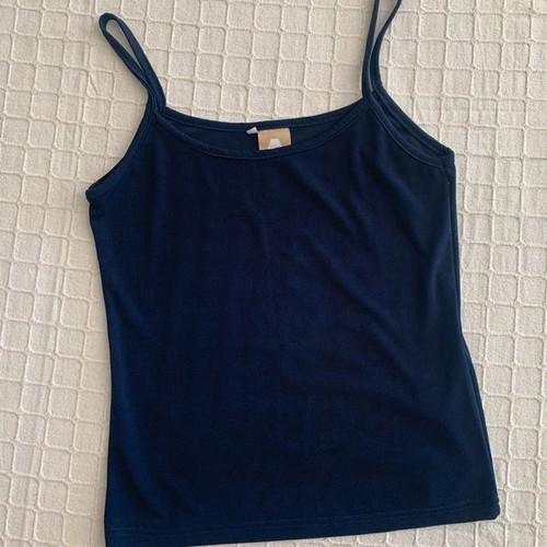 Atmosphera top XS, black and blue, slightly sheer
