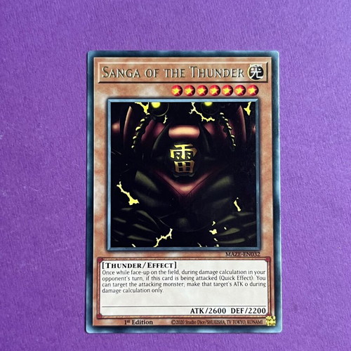 Sanga of the Thunder - Yu-Gi-Oh! Card