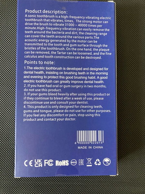 Ηλεκτρική Οδοντόβουρτσα Deep Clean 3D επαναφορτιζόμενη με σετ 8 ανταλλακτικών κεφαλών καινούργια