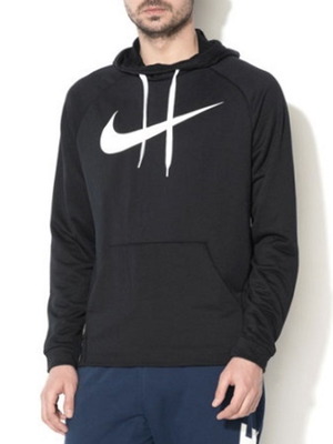 Nike Swoosh Dri Fit Training Hoodie like new, men's S-M, black