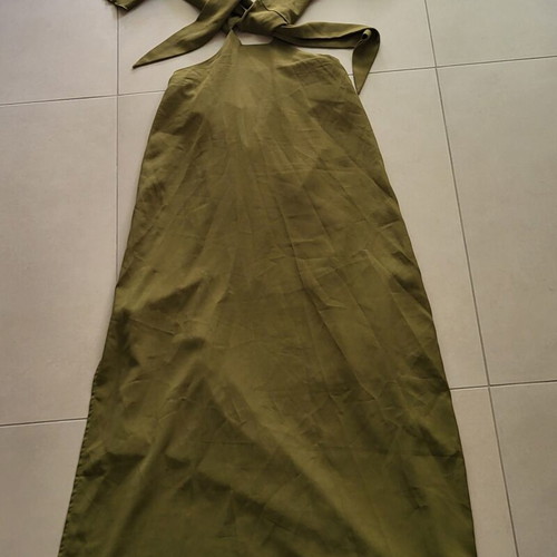Maxi boho summer dress like new, size S/M, green