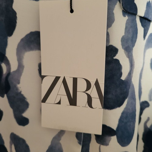 Zara blazer new, size M, white and blue