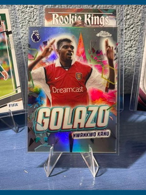Κάρτα 2026 Topps Premier League Chrome Nwankwo Kanu σαν καινούργιο