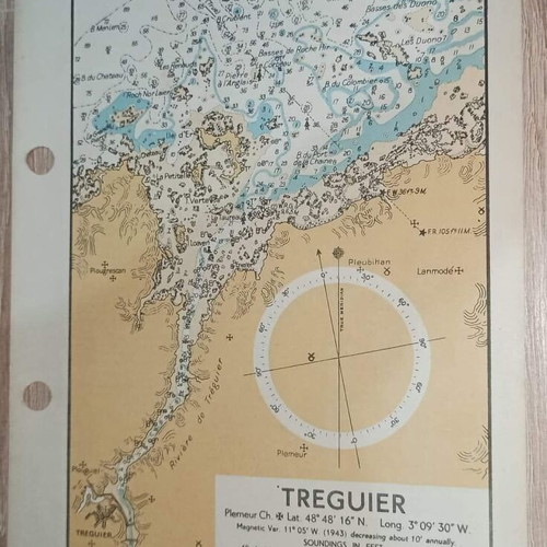 Normandy Landing Maps 1943 like new, 16 authentic Anglo-French maps