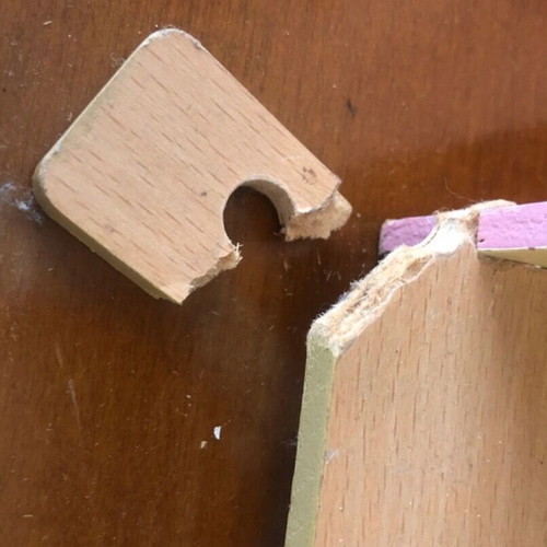 Le Toy Van Dollhouse used with furniture and wooden dolls