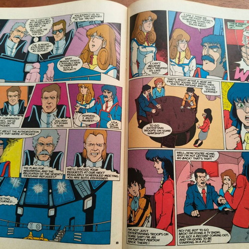 Robotech The Macross Saga 15 used comic, 1986