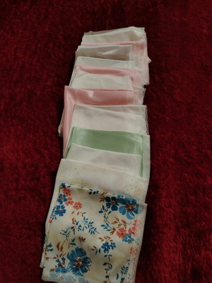 Small handkerchiefs new, pack of 14 from socialism era