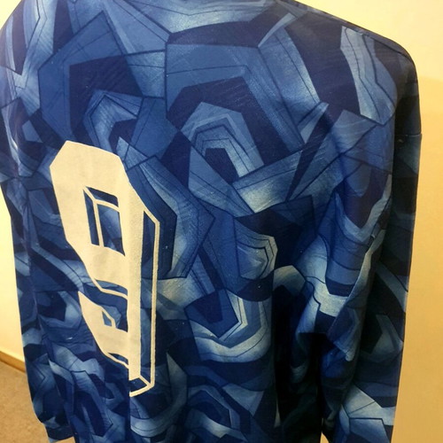 Greece National Team Jersey 1993 used, authentic with velour crest