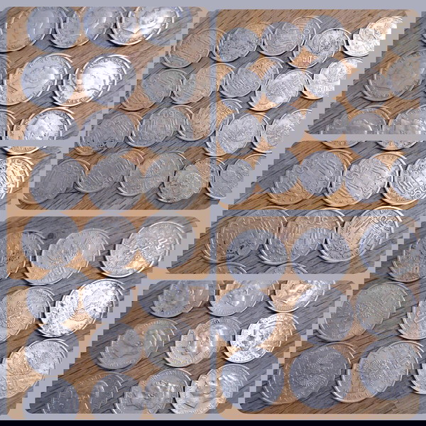 50 λεπτά 1964+1971 (20 τεμάχια)