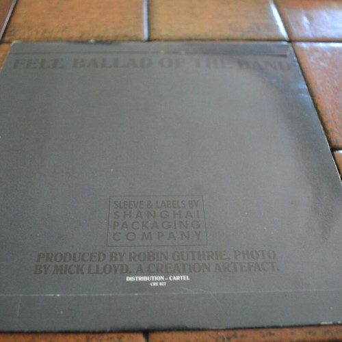 Felt Ballad Of The Band 7'' Single 45 RPM used, indie rock