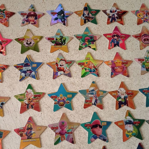 Brawl Stars Metallic Star Tags set of 52 like new