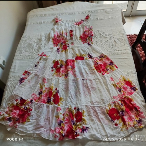 Dress S/M like new, airy and colorful