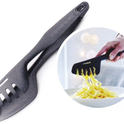 Tupperware serving spoon-tongs set new