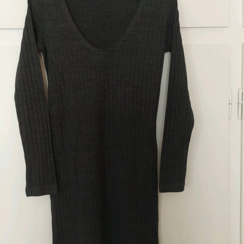 Mango dress gray like new, sizes XS-S