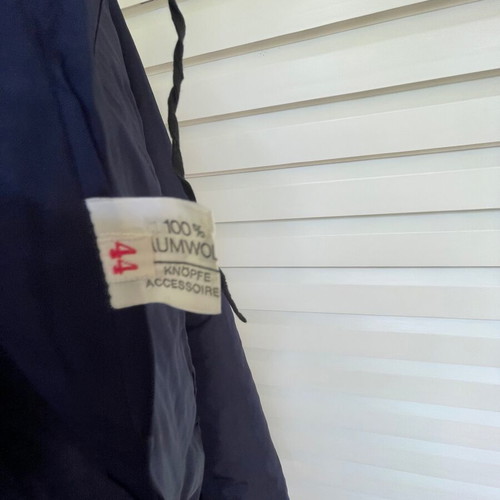 Vintage skirt used, blue, 100% cotton, size XXL