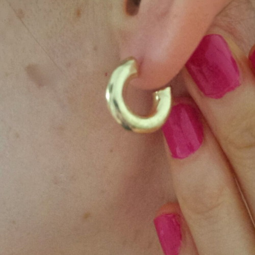 Elegant hoop earrings like new