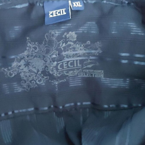 Cecil women's navy blue elastic shirt XXL-4XL