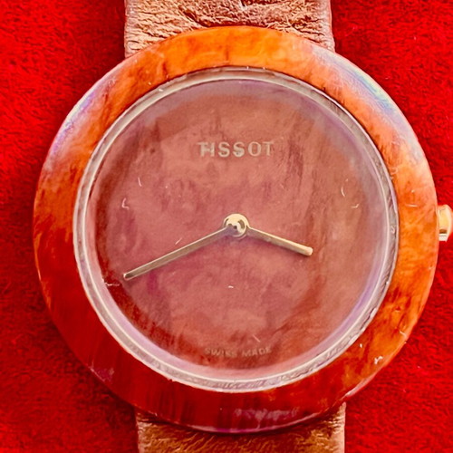 Vintage Classic Tissot Woodwatch μεταχειρισμένο 1980-81 Quarz unisex/γυναικείο