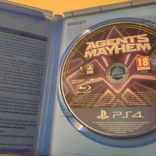 Agents of Mayhem PS4 game like new, compatible with PS5