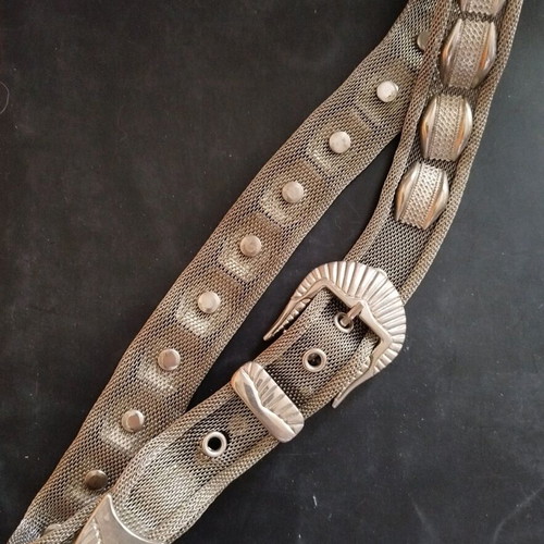 Metal belt used, length 60-70cm, width 3cm