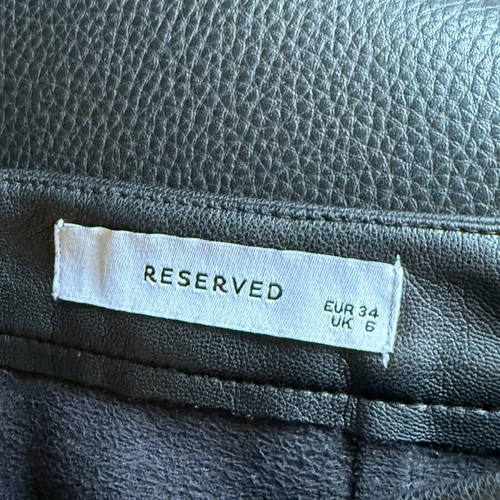 Mini skirt Reserved used, black, size XS