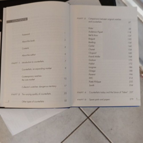 Real & Fake Watches book like new, English