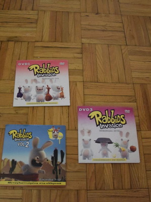 Rabbids Invasion 3 DVD μεταχειρισμένα, μεταγλωττισμένα στα Ελληνικά