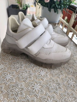 Makris sneakers used, white, size 40