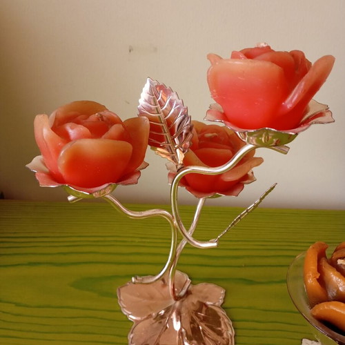 Candle holders 2 pieces vintage...