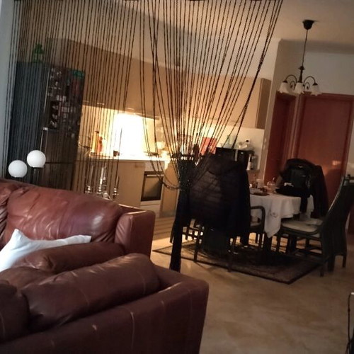 Leather Living Room Set Refurbished, 3-Seater, 2-Seater And Armchair