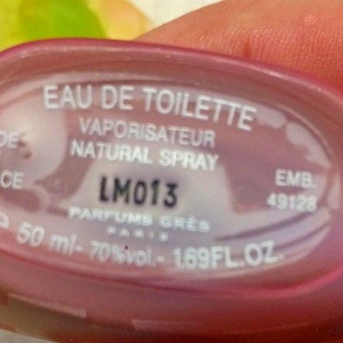Vintage GRES Grain De Folie perfume 50 ml