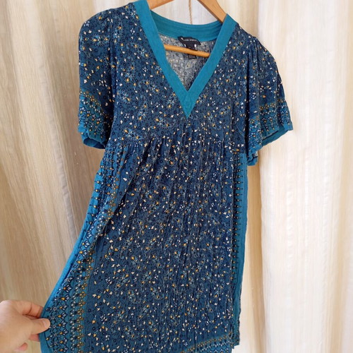 Boho dress Mango like new, colorful, size M