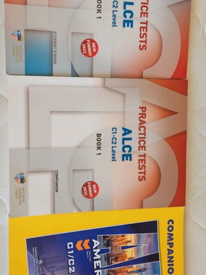 English practice books C1-C2 level, set of 3