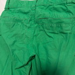 Benetton bermuda shorts for 4-year-old boy, white and green