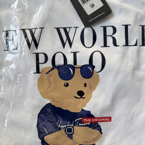 T-shirt New World Polo white, new