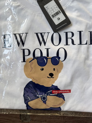T-shirt New World Polo white, new