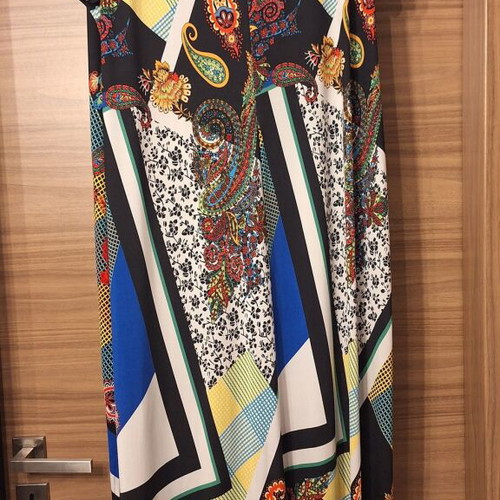 Dina printed jersey dress like new, size 2XL