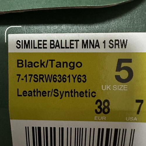 Lacoste ballerina shoes size 38, black