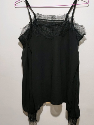 Vintage women's top XL black like new