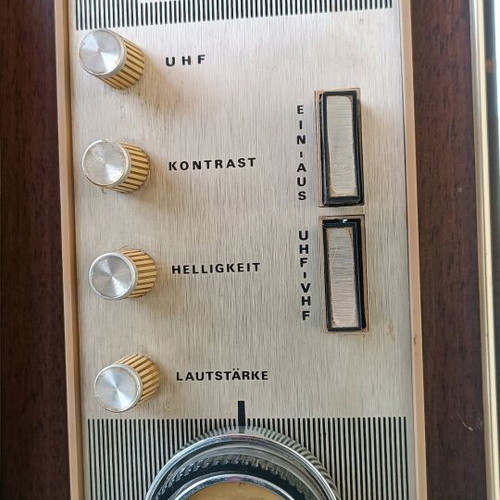 Universum ST-4213 vintage television used, wooden case