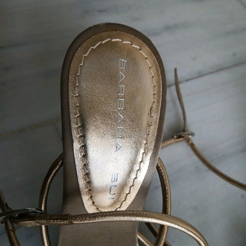 Barbara Bui sandals used, gold color, size 37