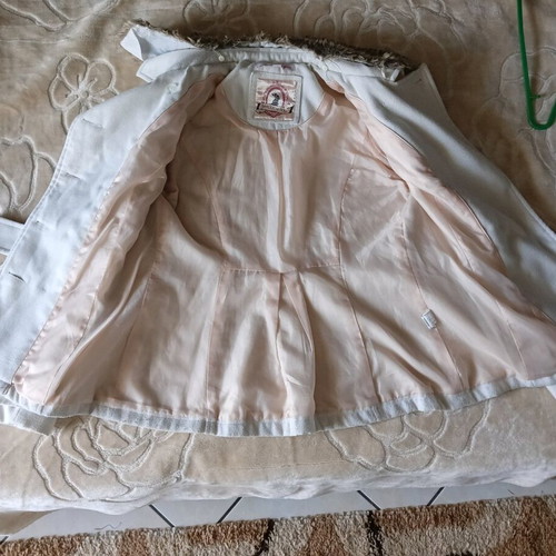 White women's half coat TALLY WEIJL like new, size XL