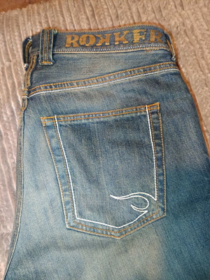 Дънкови мото панталони Rokker company оригинал като нови, сини