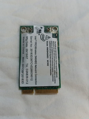 Intel PRO/Wireless 3945ABG Mini PCIe WiFi Card WM3945ABG MOW2