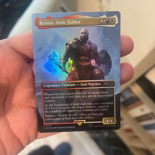 kratos mtg card God of War cards from the newly announced Magic: The Gathering Secret Lair  x PlayStation collaboration : r/GodofWar