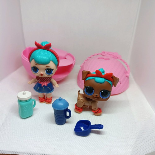Lol Surprise doll and pet set like new with accessories