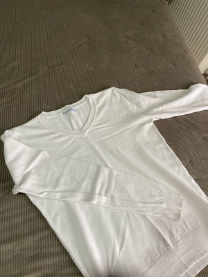 White knitted blouse used